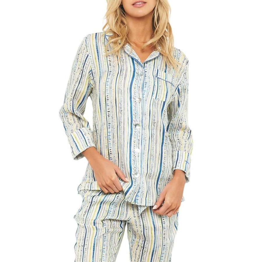 The Lazy Poet Emma Mykonos Long Pajama Set New