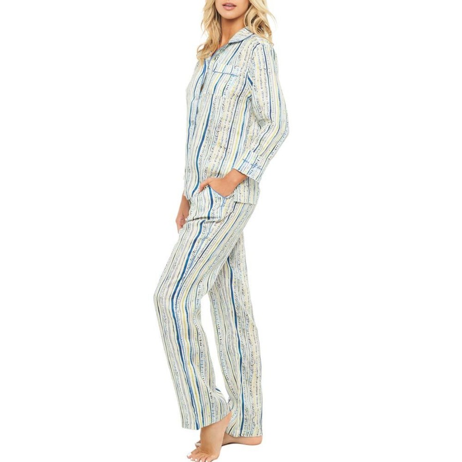 The Lazy Poet Emma Mykonos Long Pajama Set New