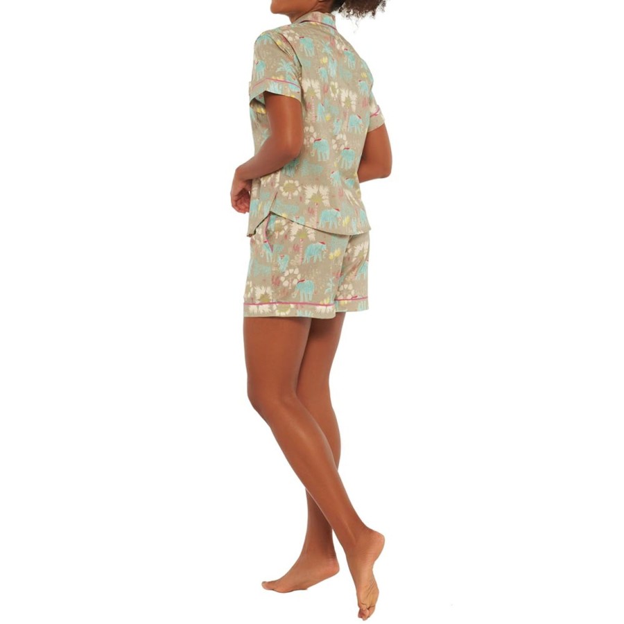 The Lazy Poet Nina Wild Sanctuary Short Pajama Set Online