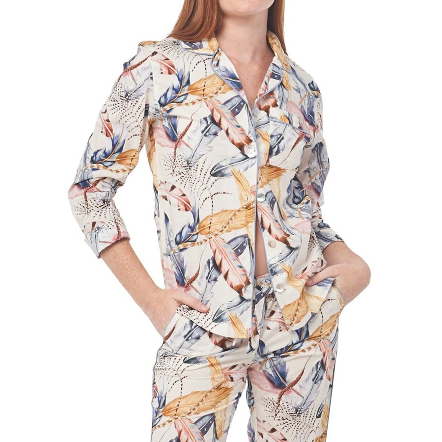 The Lazy Poet Emma Plume Long Pajama Set New