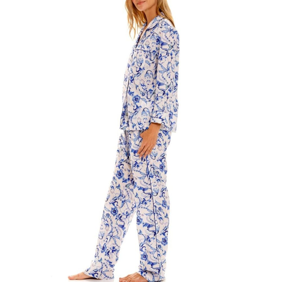 The Lazy Poet Emma Sirenuse Long Pajama Set New