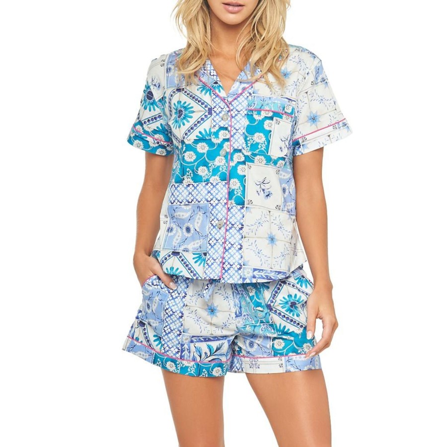 The Lazy Poet Nina Positano Short Pajama Set Hot