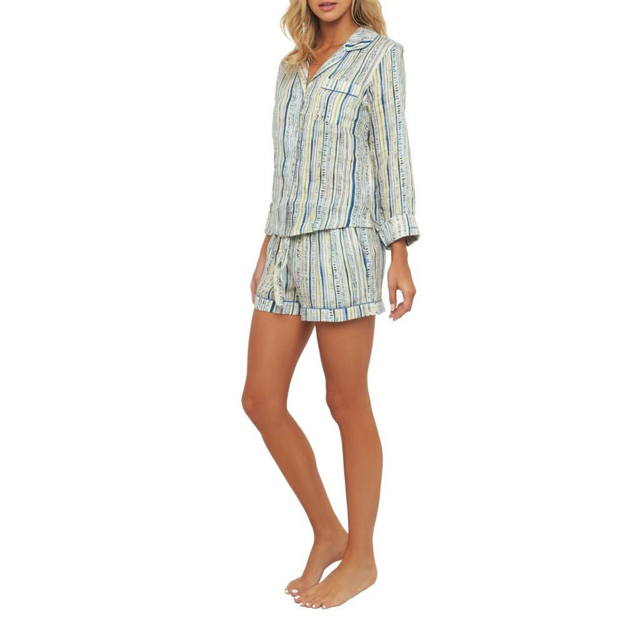 The Lazy Poet Vera Mykonos Short Pajama Set New