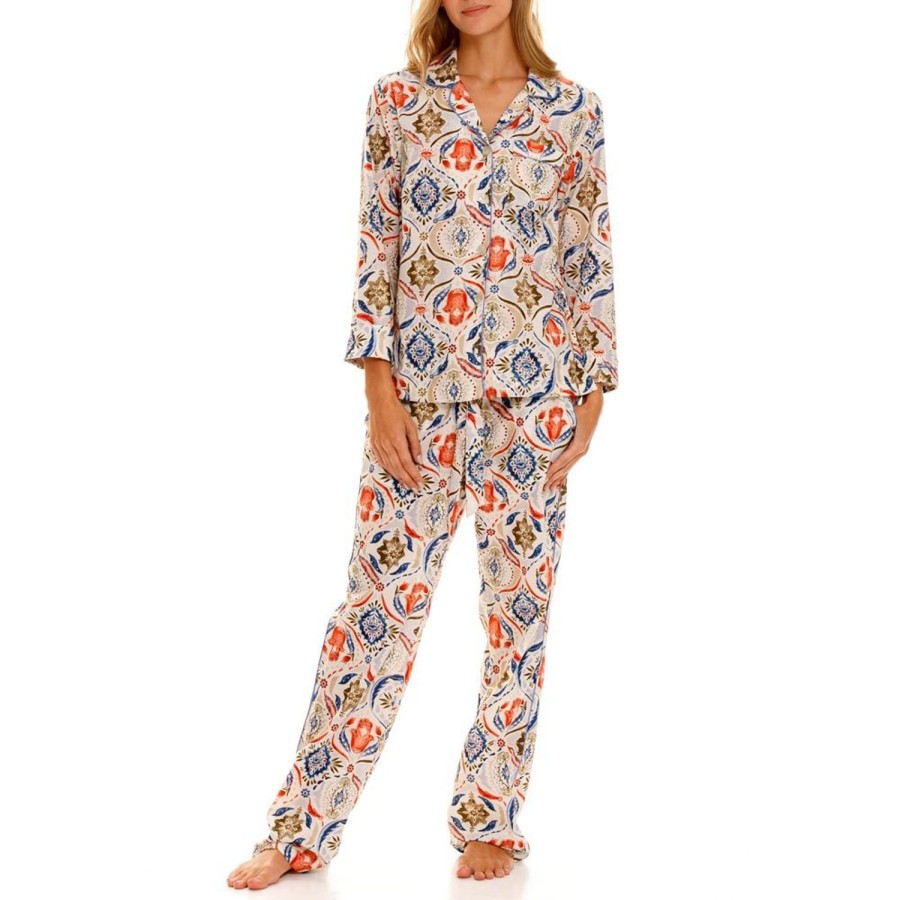 The Lazy Poet Emma Hamsa Blessing Blue Long Pajama Set Online