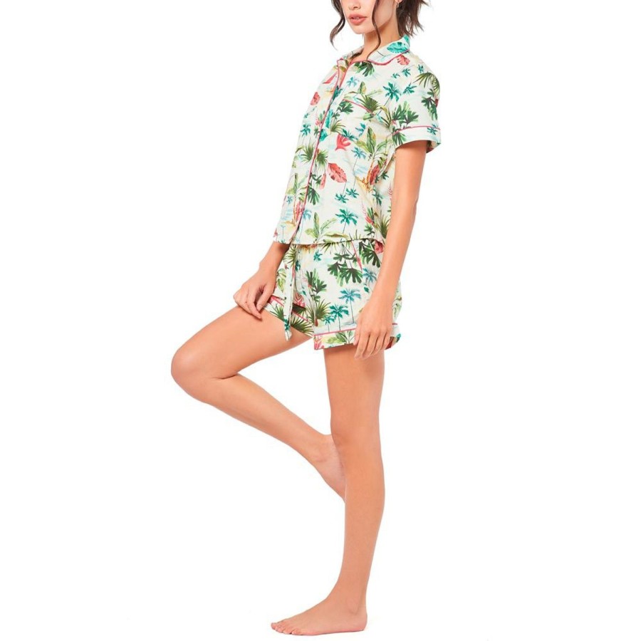 The Lazy Poet Nina Hawaiian Vibes Short Pajama Set Best