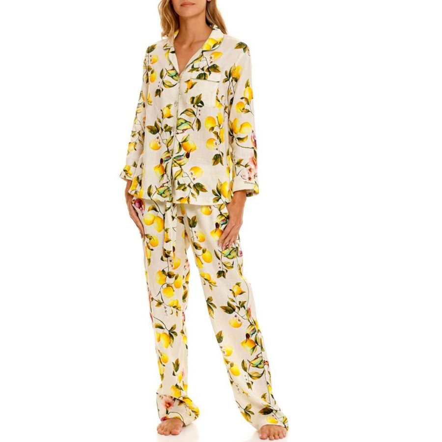 The Lazy Poet Emma Palermo Eterno Long Pajama Set New