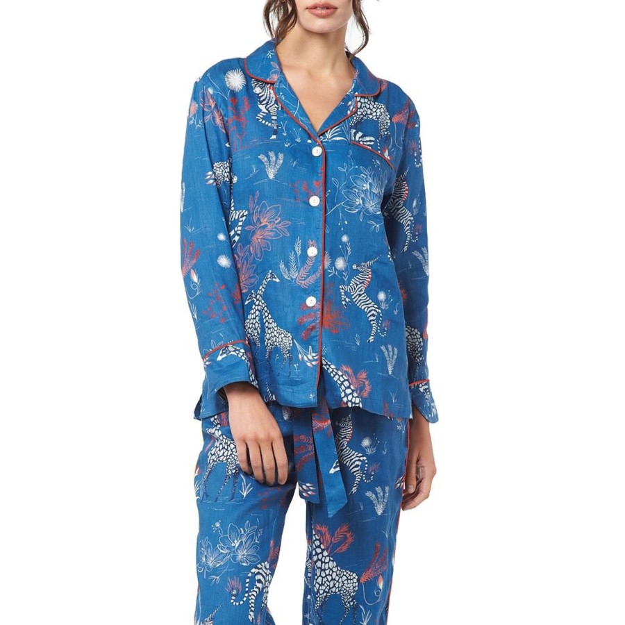 The Lazy Poet Emma Magic Zoo Long Pajama Set Hot