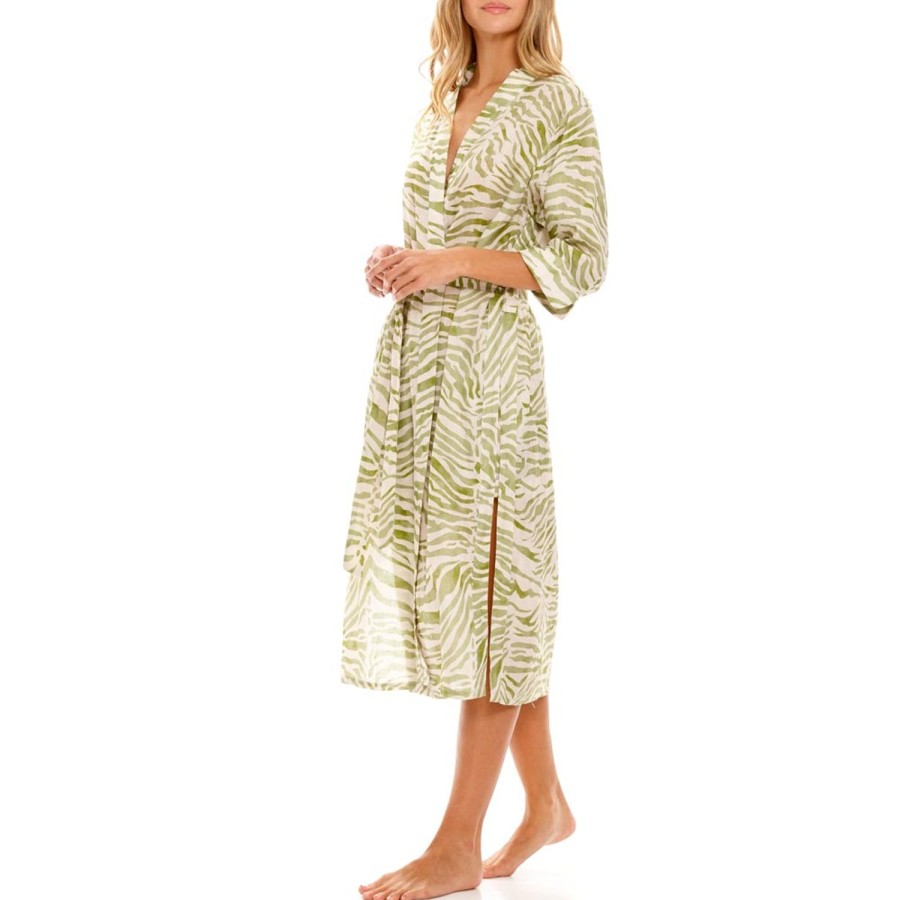 The Lazy Poet Sophie Olive Zebra Kimono Online