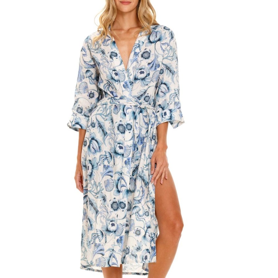 The Lazy Poet Sophie Blue Medusa Kimono Hot