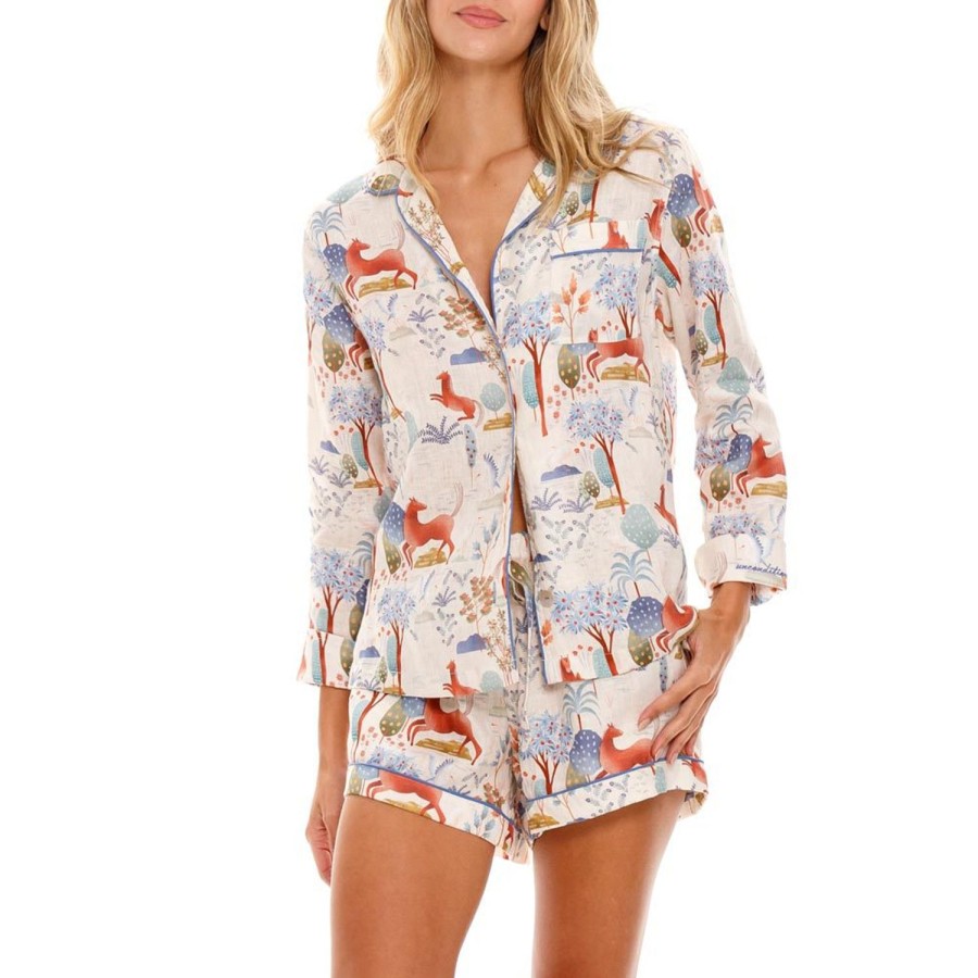 The Lazy Poet Vera Equus Short Pajama Set Hot