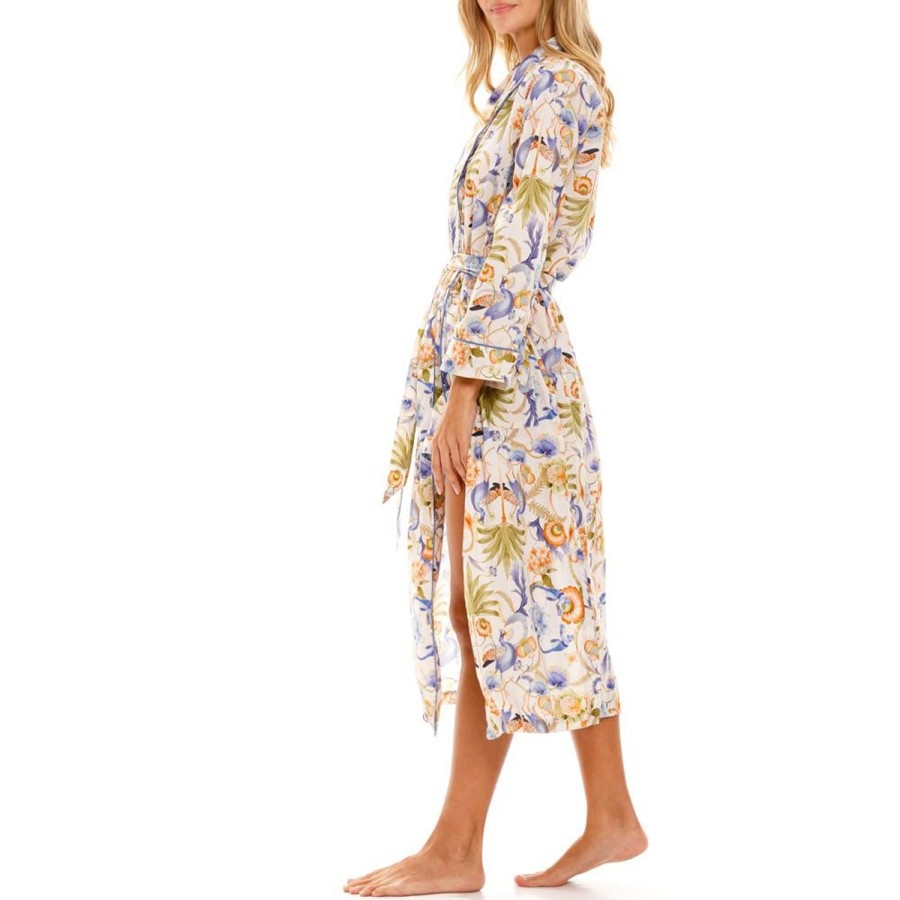 The Lazy Poet Pia Blue Jungle Lush Robe Online