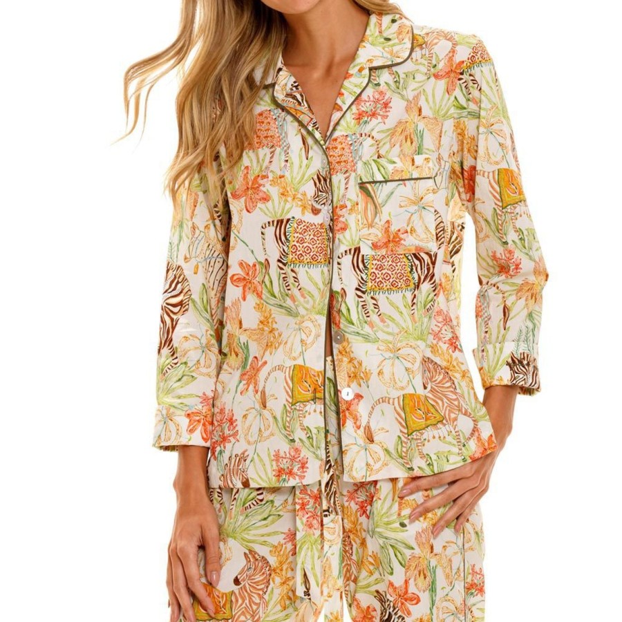 The Lazy Poet Emma Wild Caravan Long Pajama Set Best