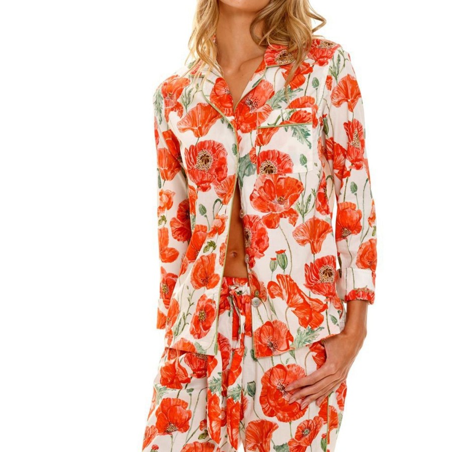 The Lazy Poet Emma Coquelicot Long Pajama Set Online