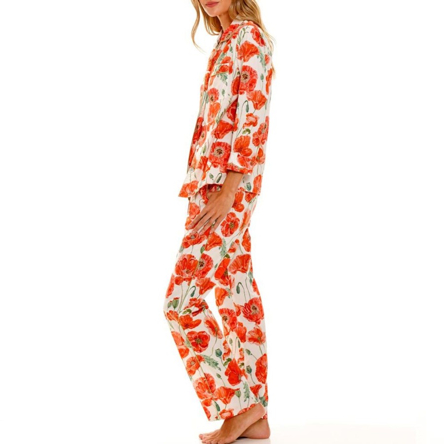 The Lazy Poet Emma Coquelicot Long Pajama Set Online